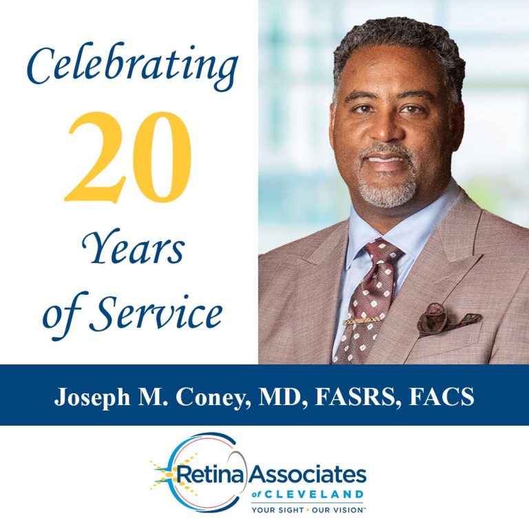Celebrating 20 Years of Service: Joseph M. Coney, MD, FASRS, FACS